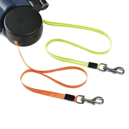 PawsBright™ Dual Retractable Dog Leash