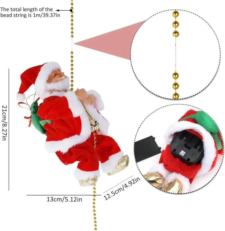 Electric Climbing Santa Claus